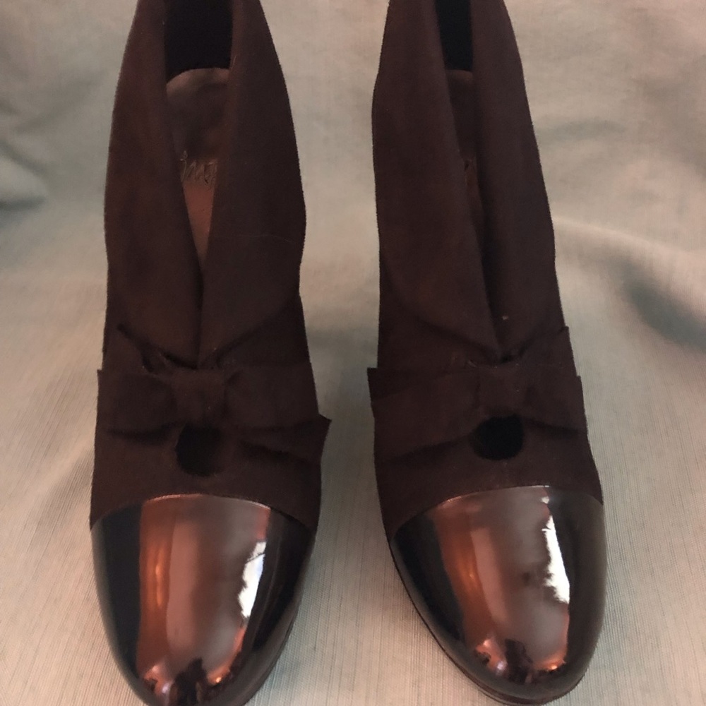 Impo-Heel Ankle Boots-Black-Size 8.5